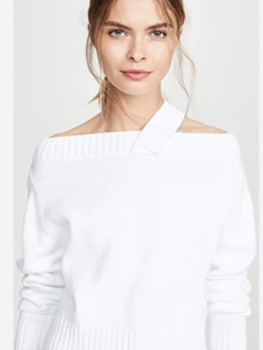RtA Beckett Sweater, White - XS